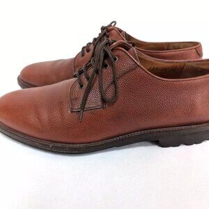 Salvatore Ferragamo Mens Size 10D Studio Oxfords Brown